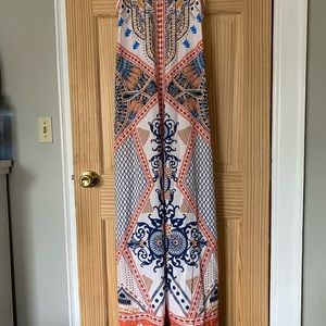 Beautiful colorful beach Maxi dress never worn